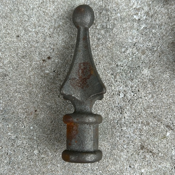 5 Decorative Iron Fenials, Fence / Gate Toppers - Picture 12 of 16